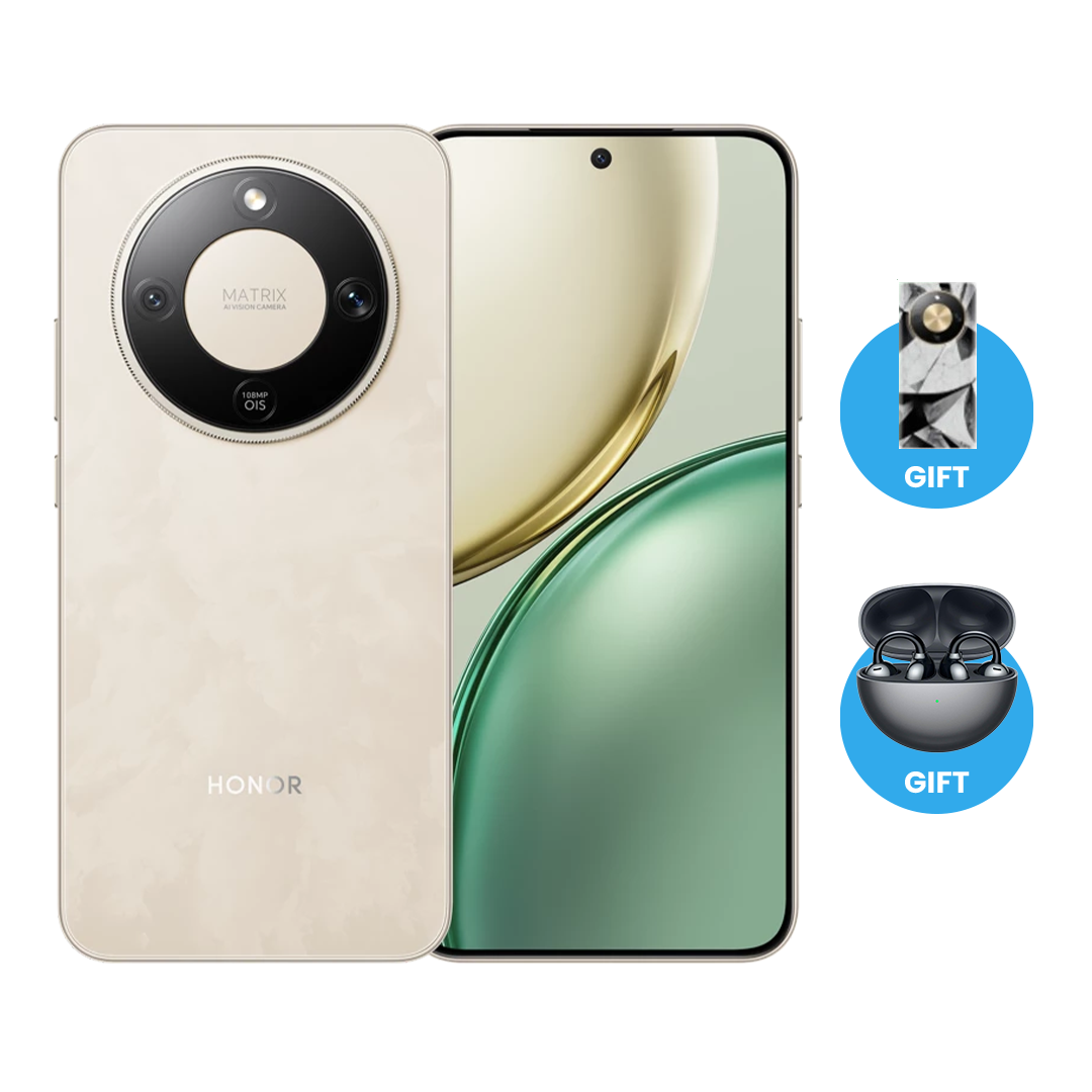 Pre Order - HONOR X9D - 256GB - 12GB RAM with Free Gifts (Honor FreeClip + Cover + VIP Service) | Sunrise Gold Pre Order - HONOR X9D - 256GB - 12GB RAM with Free Gifts (Honor FreeClip + Cover + VIP Service) | Sunrise Gold